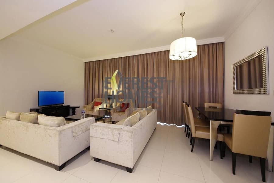 HUGE VACANT 1BED FURNISHED JUST 990K NEAR TO DUBAI MALL