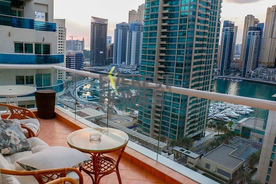 位于迪拜码头，里维埃拉大厦 2 卧室的公寓 1180000 AED - 5673385