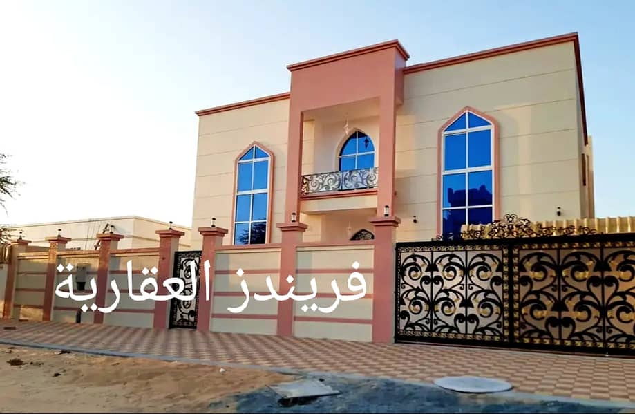 Villa for sale in Ajman Al Rawda area two floors freehold for all nationalities Tani piece of street