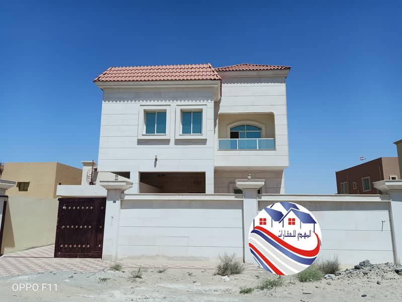 Now owns a villa without down payment for sale a new villa free for all nationalities for life in the emirate of Ajman in a very excellent location the second piece of the main street close to the nesto hypermarket and less than two minutes from Sheikh Mo