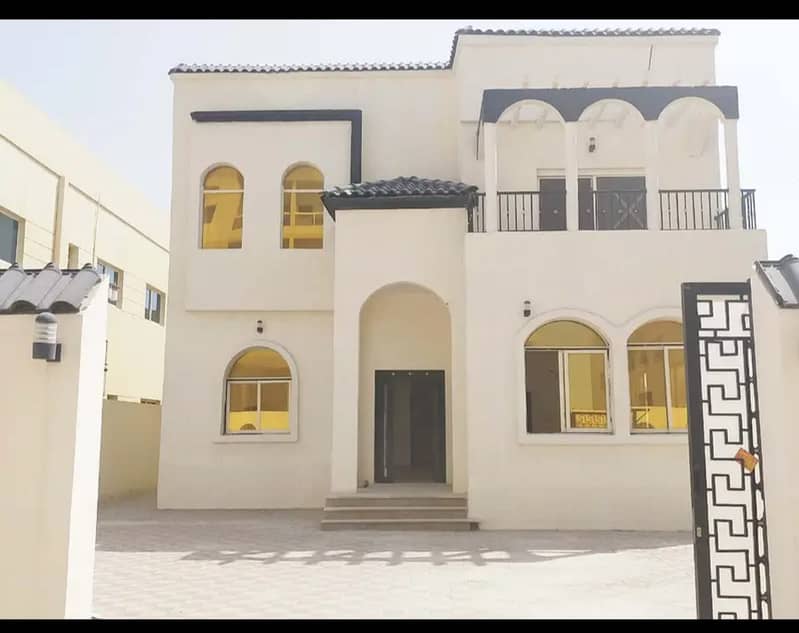 European design villa, the most luxurious villa in Agamat, personal finishing, near Sheikh Ammar Super Deluxe Street