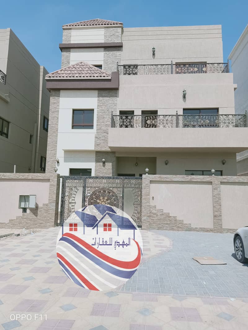 Villa for sale in Ajman Superdelux 100% freehold new design without down payment