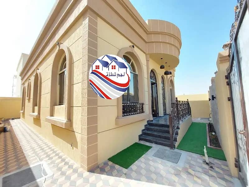 Villa for sale, ground floor in the most prestigious areas of Ajman, very close to Sheikh Mohammed Bin Zayed Street (Al Zahia)