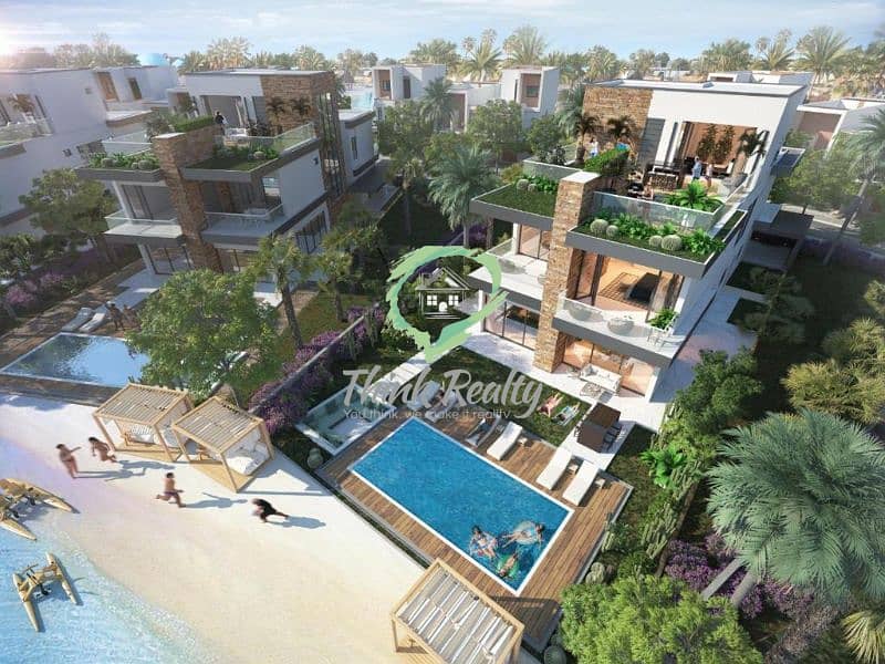 Cheapest 5 B/R TH in Damac Lagoons|Great Location