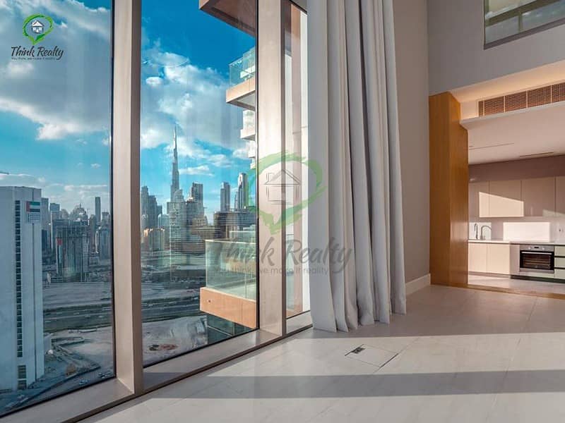 Burj Khalifa View | High Floor | Rented | Type B