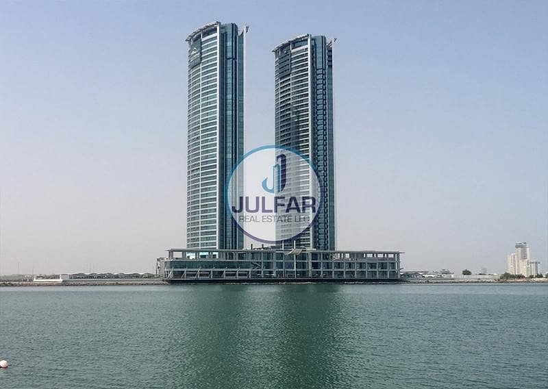Unfurnished 1 BHK Sea View Apartment for SALE in Julphar Tower Unfurnished 1 BHK Sea View Apartment for SALE in Julphar Tower