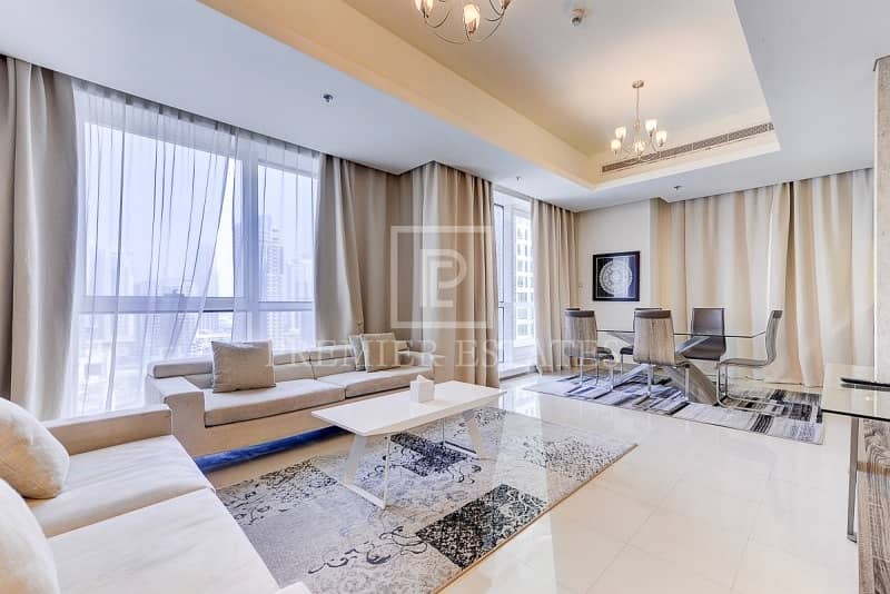 Negotiable - Fully Furnished Hotel Apartment|Full Marina views
