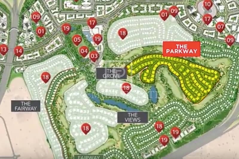 9 Plot for Sale The Parkway Dubai Hills