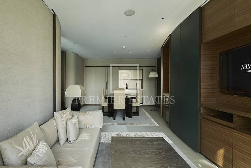 Fountain view -1BR in Armani Residences