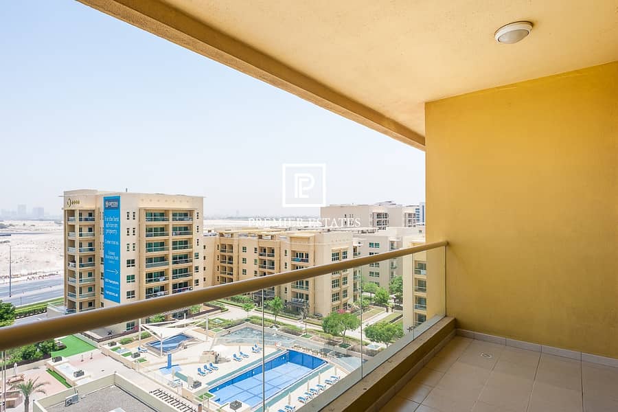 11 Rented 2 Bedroom Apartment with Study | Pool View