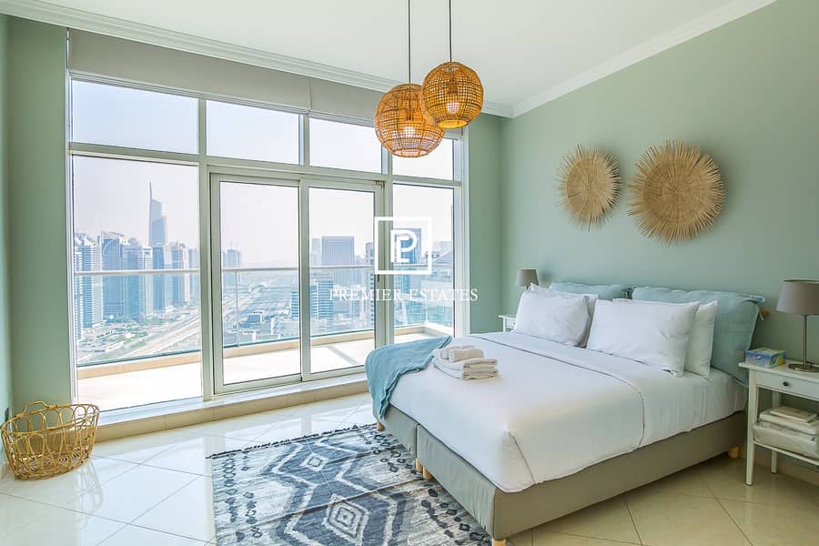 6 Fully Furnished 2 Bed plus Maids | Marina views