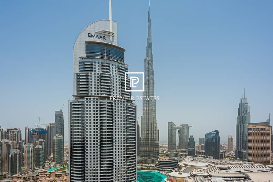 12 Unique 2BR with Terrace|Burj Khalifa|Fountain view