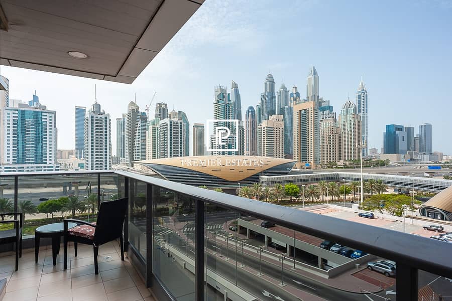 1 Bedroom with Marina and Sheikh Zayed Road views