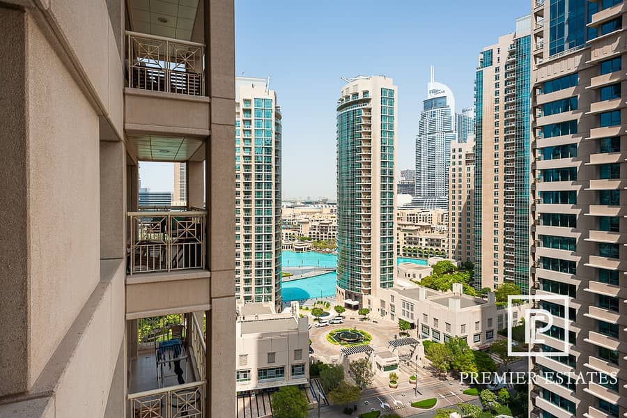 Boulevard and Pool View |  1 Bedroom  Apartment