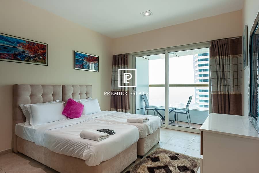 7 High Floor Fullly Furnished Sea and Palm View|4BHK