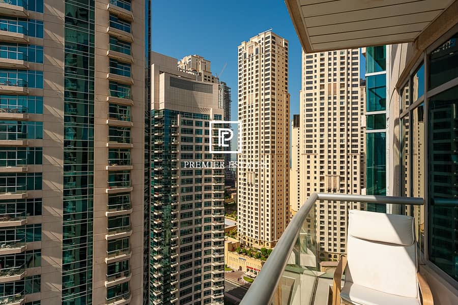 10 Beautifully Furnished 1BR|Marina View|Chiller Free