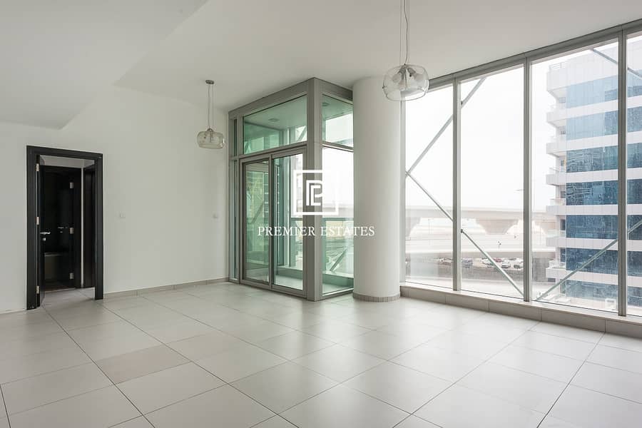 3 Spacious 1BR with Marina view-Full glass walls