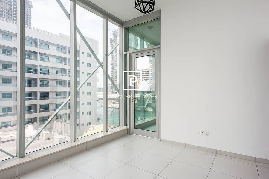 7 Spacious 1BR with Marina view-Full glass walls