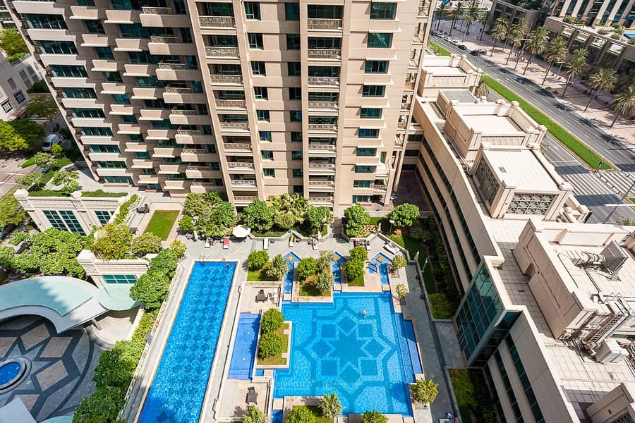 10 Boulevard and Pool View |  1 Bedroom  Apartment