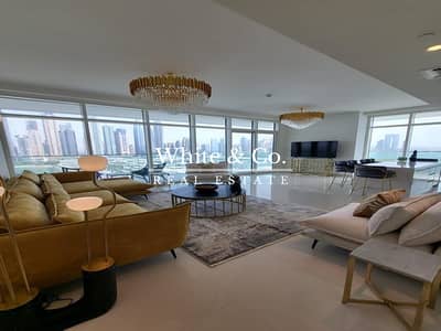 3 Bedroom Apartment for Rent in Dubai Harbour, Dubai - Fully Furnished | Vacant 3 beds| Spacious