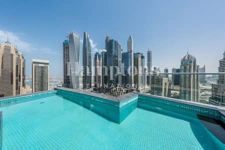 迪拜码头， 迪拜 4 卧室顶楼公寓待租 - 位于迪拜码头，三叉戟海洋景观大楼，三叉戟海景先锋大厦 4 卧室的顶楼公寓 1000000 AED - 8320497