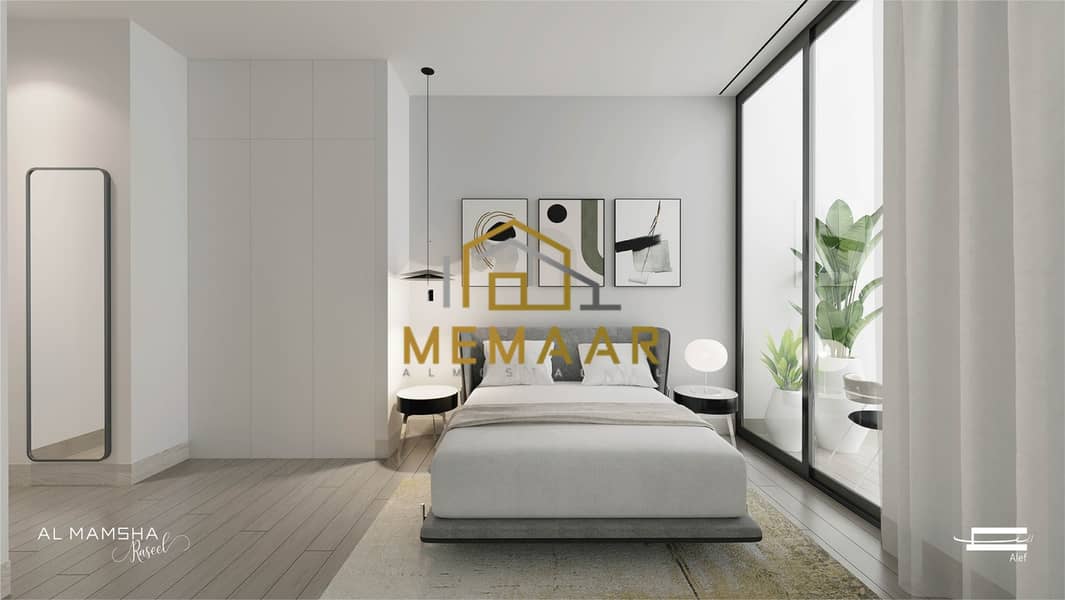 6 Interior Render - Master Bedroom - Al Mamsha Raseel. jpg
