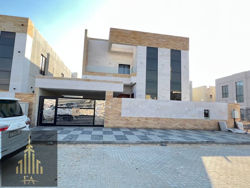 EUROPEAN STYLE VILLA 6 BEDROOMS WITH MAJIS HALL IN AL ALIA AJMAN FOR RENT 130,000/- AED YEARLY