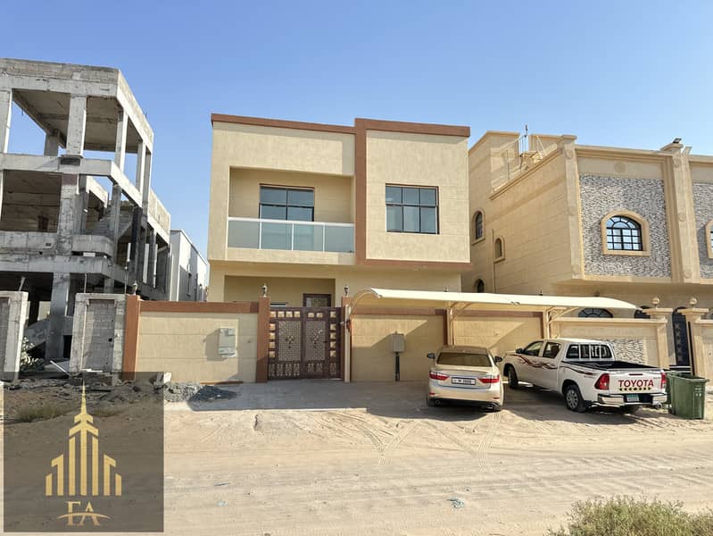 LUXURY NEW VILLA AVAILBLE FOR RENT 5 BEDROOMS WITH MAJLIS HALL IN AL HELIO IN 70,000/- AED YEARLY