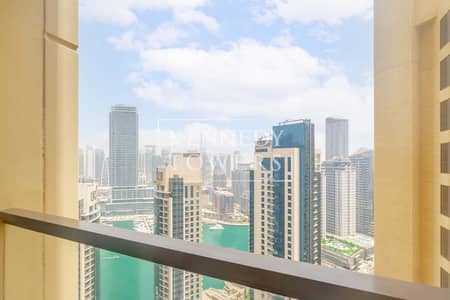 2 Bedroom Apartment for Rent in Jumeirah Beach Residence (JBR), Dubai - Dubai Eye View | Spacious Layout | Great Location
