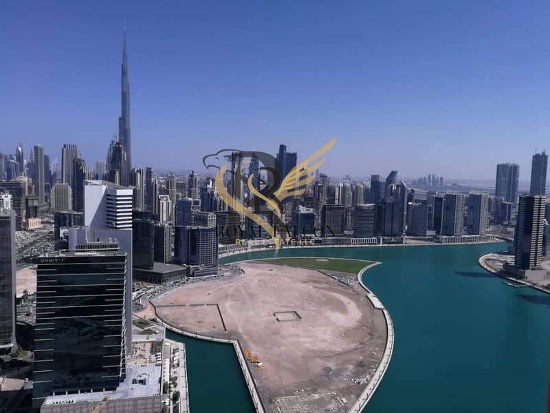 2BEDROOM WITH MAID | FULL CANAL AND BURJ KHALIFA VIEW