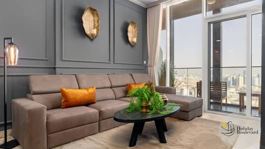 شقة 1 غرفة نوم للايجار في قرية جميرا الدائرية، دبي - شقة جديدة من غرفة نوم واحدة مميزة | مناظر سكاي لاين مارينا.