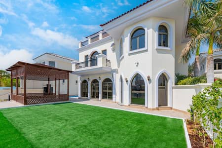 7 Bedroom Villa for Rent in Palm Jumeirah, Dubai - Private Beach | G+2 | 7 bedrooms | VACANT