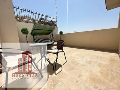 1 Bedroom Apartment for Rent in Khalifa City, Abu Dhabi - Spacious 1 Bedroom Private Terrace With Separate Kitchen Sunny Sunlight Window Nice Layout Proper Washroom Bath Tub In KCA