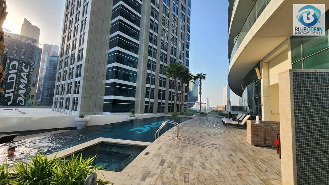Fully Furnished | 1BR | Damac Maison Bay's Edge | Canal View | Business Bay