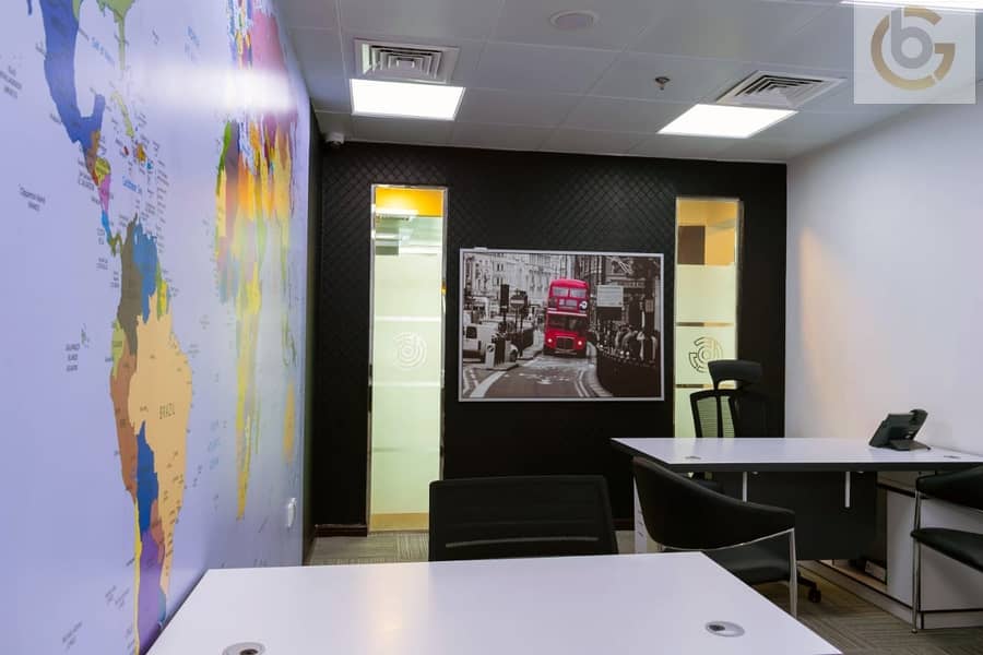 Shared Executive Furnished Office Space with DEWA FREE