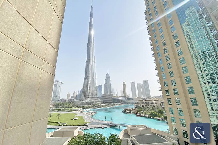 2 Bed | Burj and Fountain Views | Vacant