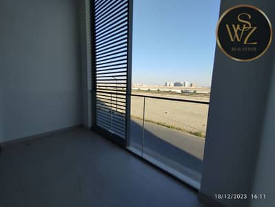 Studio for Rent in Sharjah Waterfront City, Sharjah - Studio with balcony and swimming pool access | Ajmal makan city
