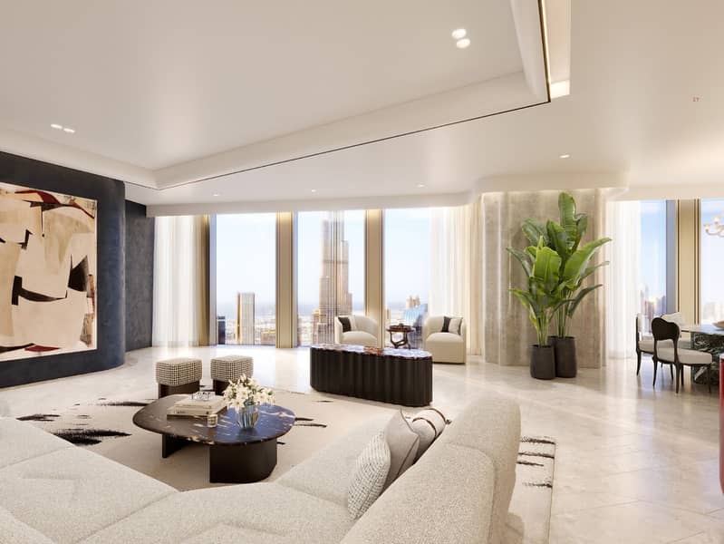 Квартира в Дубай Даунтаун，Baccarat Hotel And Residences, 4 cпальни, 45469373 AED - 8046965