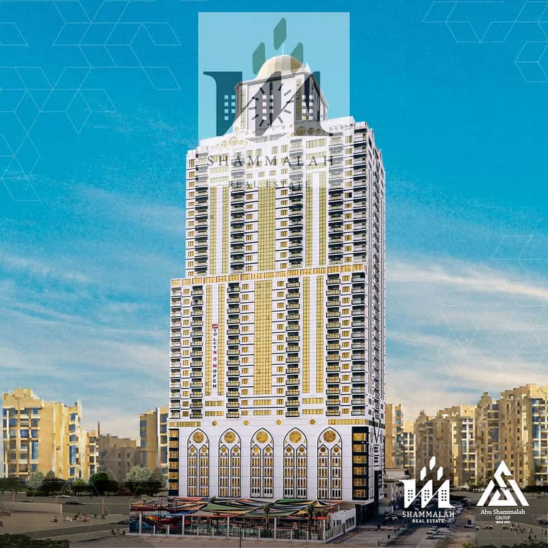 Luxurious apartments in Ajman Clock Towers , REF05