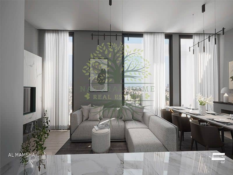 11 Living Room Render - Al Mamsha Raseel. jpg