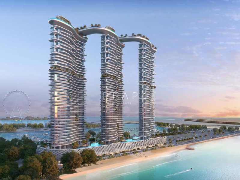 位于迪拜港，卡瓦利达马克海湾综合公寓，DAMAC 海湾大厦 B 座 3 卧室的公寓 20000000 AED - 8351725