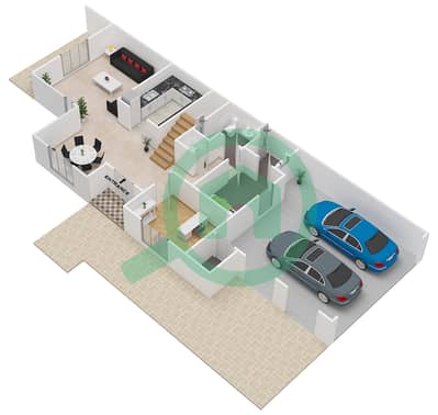 Mira 1 - 3 Bedroom Townhouse Type/unit 2 / UNIT END Floor plan