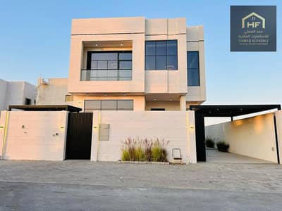 For sale in Ajman, Al Helio area, a new villa, full stone, great location, at a special price, freehold