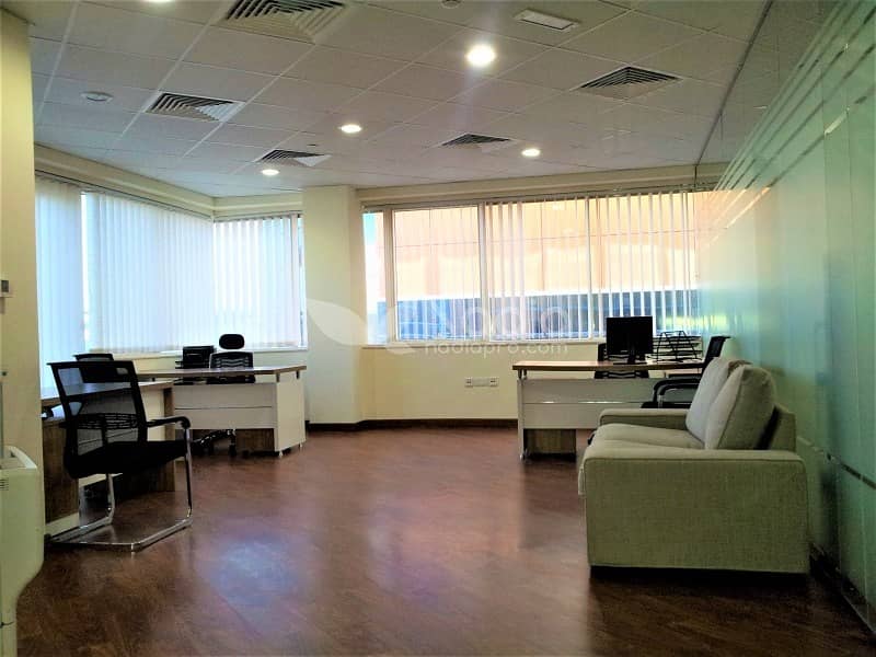 AED4500 on Monthly Payment! All Inclusive Furnished Service Office