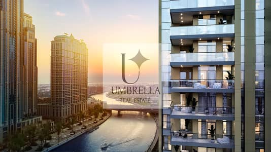 2 Bedroom Flat for Sale in Business Bay, Dubai - UOxM_Canal Sea View_Sunset. jpg