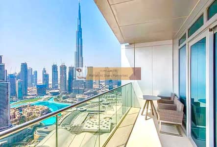 Fully Furnished | Fountain and Burj Khalifa View | 2BR+Study