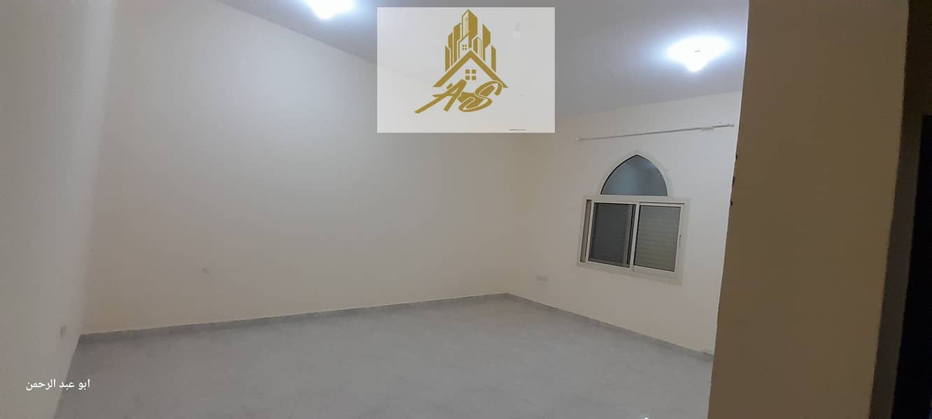 For rent, a first floor apartment in Al Bahia, behind Deerfields Mall, consisting of 3 rooms, a master hall, a maid’s room, and a kitchen.