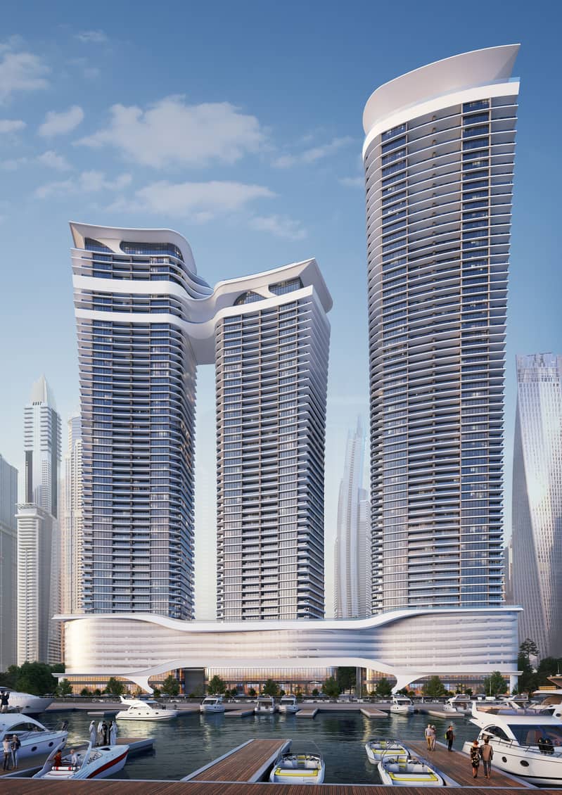 位于迪拜港，索布哈海洋天堂公寓 1 卧室的公寓 3200000 AED - 7452625