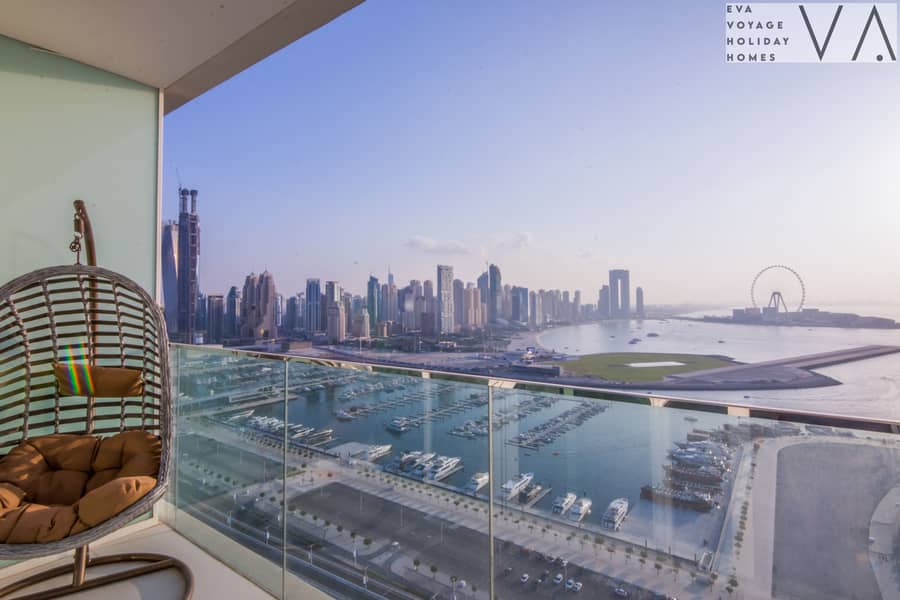 位于迪拜港，艾玛尔海滨社区，日出海湾公寓，日出海湾1号塔楼 3 卧室的公寓 50000 AED - 6524727