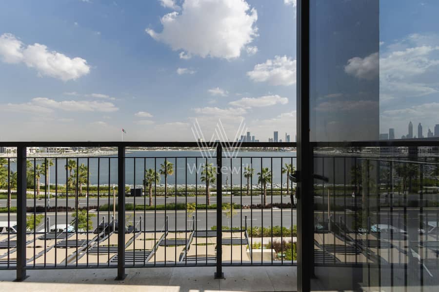 Sea and Downtown View | Brand New | Unfurnished
